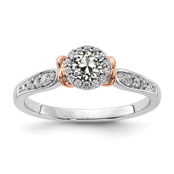 Halo Ring mit Akzenten alter Bergmann Diamant Damenschmuck 2,50 Karat - harrychadent.ch