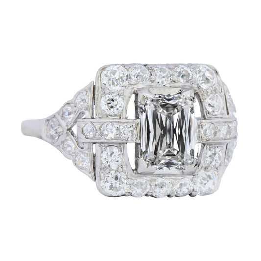 Halo Smaragd Diamant Verlobungsring 7 Karat Damen Goldschmuck - harrychadent.ch