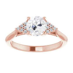 Runder alter Bergmann Diamant Jubiläumsring Krappenset 3,50 Karat