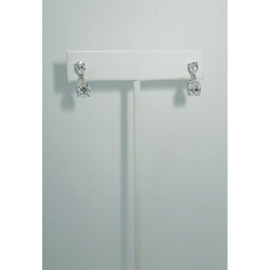 4.70 Karat Birne Diamant Tropfen Damen Ohrring Weißgold 14K - harrychadent.ch