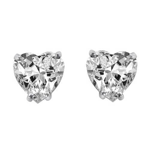 1.30 ct herzschliff diamant ohrstecker damen goldschmuck