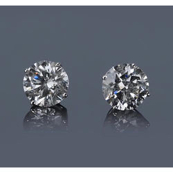 2 Karat Diamant-Ohrstecker