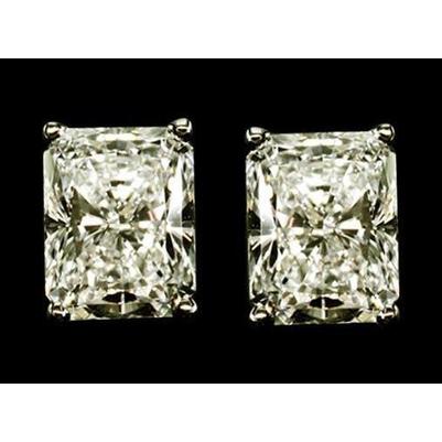 4 ct. Diamant-Ohrstecker Weißgold Diamant-Ohrring