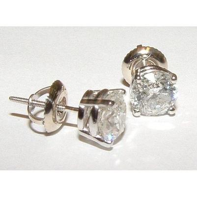 4 Kt H Vs1 Diamanten Schöne Ohrstecker Platin - harrychadent.ch