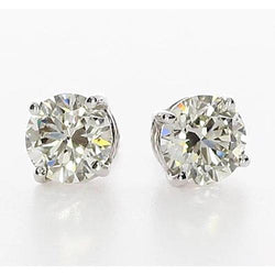 Diamant Ohrstecker 1,50 Karat Korbfassung Schmuck
