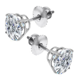 Diamant Ohrstecker Edelschmuck 2.20 Karat 14K Weißgold