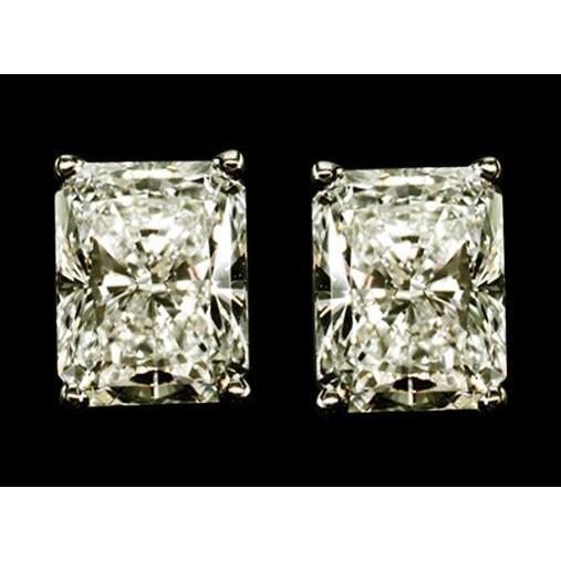 Diamantohrring 4 ct. Ohrstecker aus Weißgold mit Diamanten