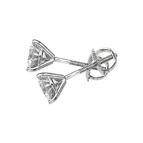 Martini Style Diamant Ohrstecker Diamant Ohrringe 2 Ct E Vvs1