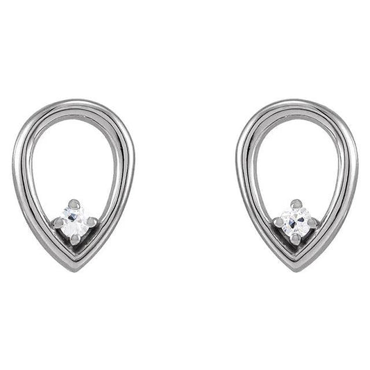 Runder Diamant alter Bergmann Ohrstecker 1 Karat Teardrop Style Schmuck - harrychadent.ch