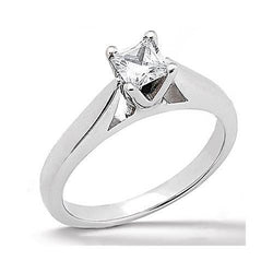 0,75 Karat Prinzessin Diamant Solitaire-Verlobungsring