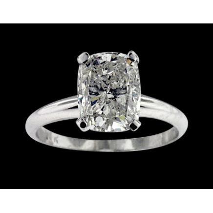 1,75 ct. strahlender diamant-solitärring weißgold