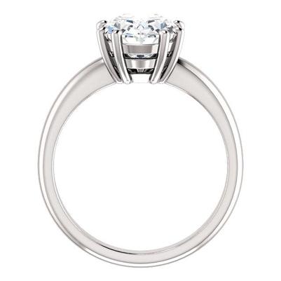 Diamant Solitaire Ring 3.50 Karat Damen Weißgold Schmuck - harrychadent.ch