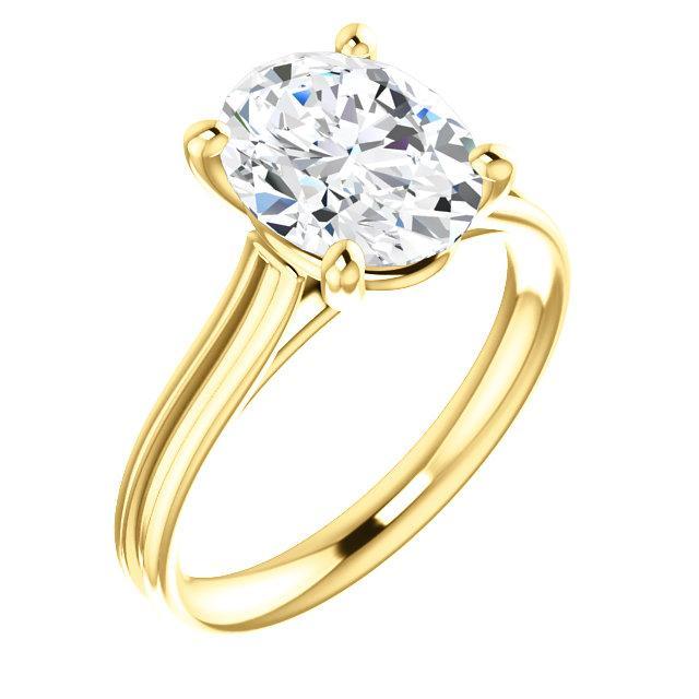 Diamant Solitaire Ring 5 Karat Damen Gelbgold Schmuck Neu - harrychadent.ch