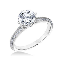 1.90 Karat Diamant-Verlobungsring im Rundschliff für Damen
