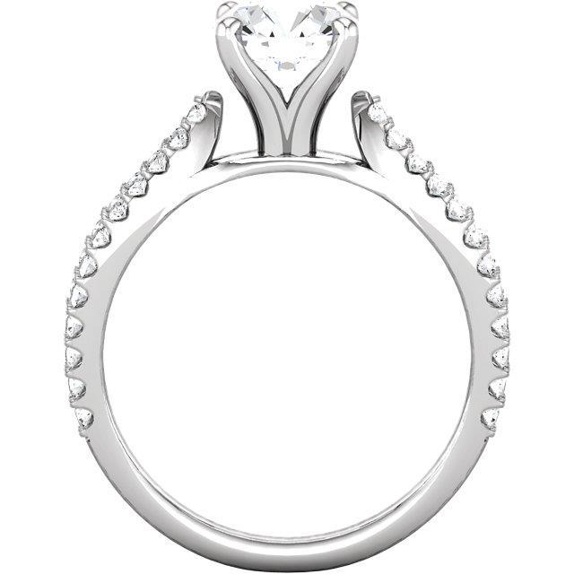 1.97 ct runder diamantener ring mit geteiltem schaft damen schmuck
