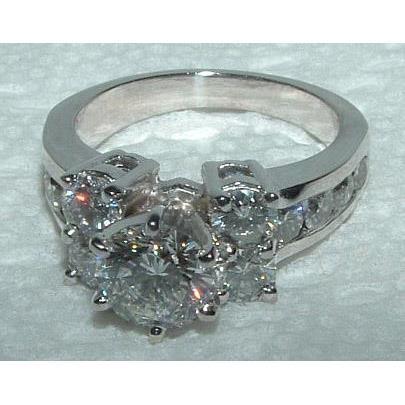 3,25 ct. Diamant-Verlobungsring im antiken Stil