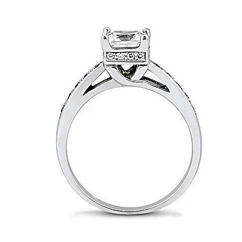 Diamant-Verlobungs-Kathedralen-Fassungs-Ring-Schmucksache neu