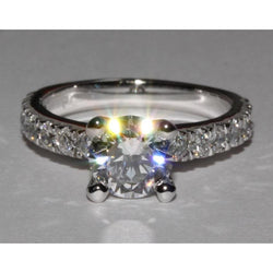 Novo-Ring 1,51 ct. Solitär-Diamant-Verlobungsring, echt neu