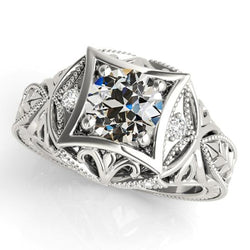alter Bergmann Diamant Fancy Ehering Antik-Stil 2.50 Karat