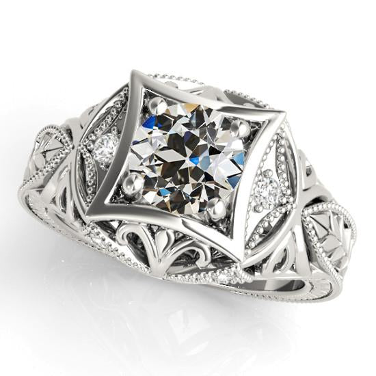 alter Bergmann Diamant Fancy Ehering Antik-Stil 2.50 Karat - harrychadent.ch
