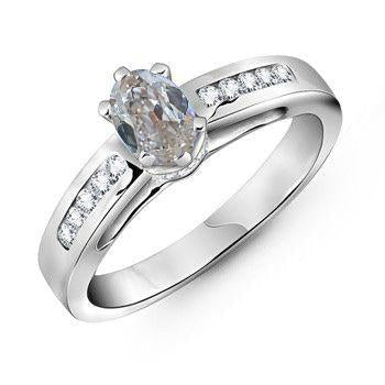 Ovaler alter Bergmann Diamant-Verlobungsring 1,50 Karat Damenschmuck - harrychadent.ch