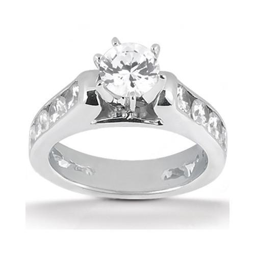 Verlobungsring Set Diamant 4,15 Karat Weißgold Ring