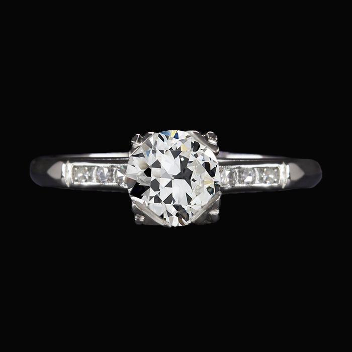 Verlobungsring Alteuropäischer Diamant 2,75 Karat Damenschmuck - harrychadent.ch