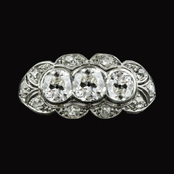 Verlobungsring Rund alter Bergmann Diamant Vintage-Stil 4,75 Karat